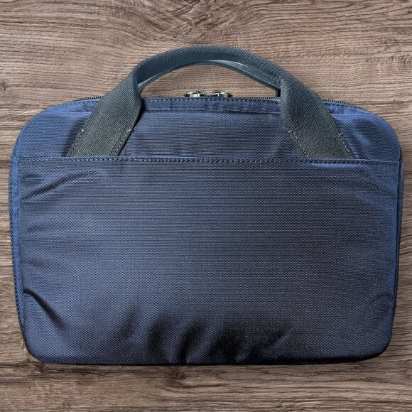 Coach Tablet Case Top Handle Nylon Leather and Canvas Navy for iPad / Galaxy NWT - Picture 4 of 12